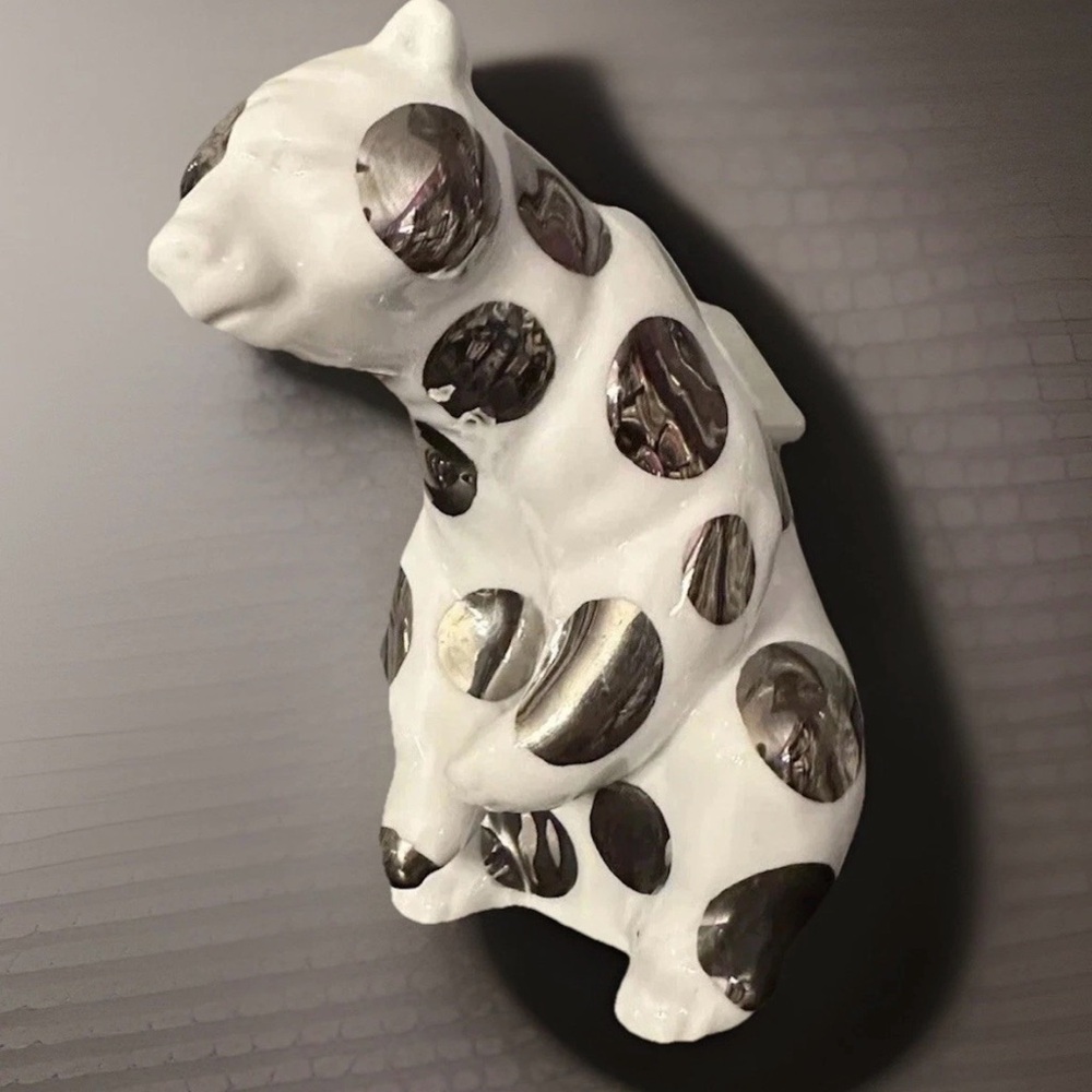 2007 Lladró Figurine Osito bonachón (Re-decor) Polar Bear Resting w/Box-EUC